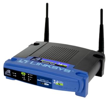 Linksys WAP54G combination router, switch, WAP