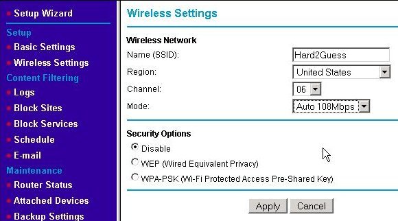 Update WAP's wireless configuration