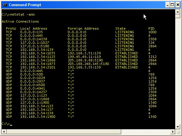 Test 10: Using the netstat command and TCPView to Check Port Usage ...