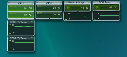 Temperatures after 3DMark06 CPU test 1