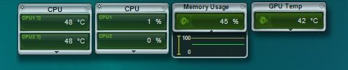 Stock temperatures of my system before any cooling upgrades